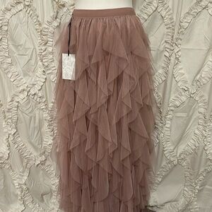 Blush Tulle Skirt
